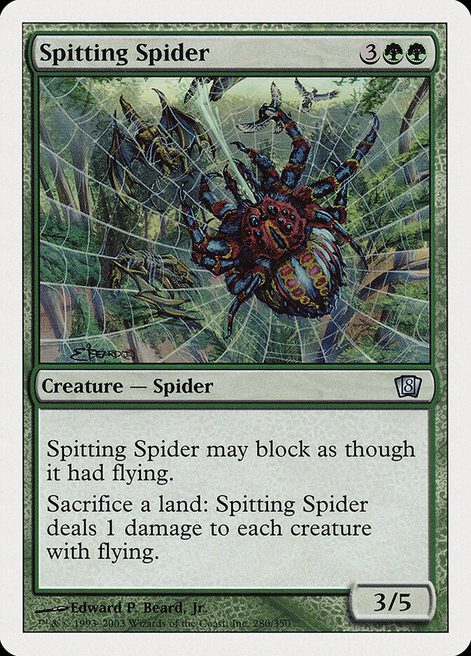 Spitting Spider — Eighth Edition (8ED) #280