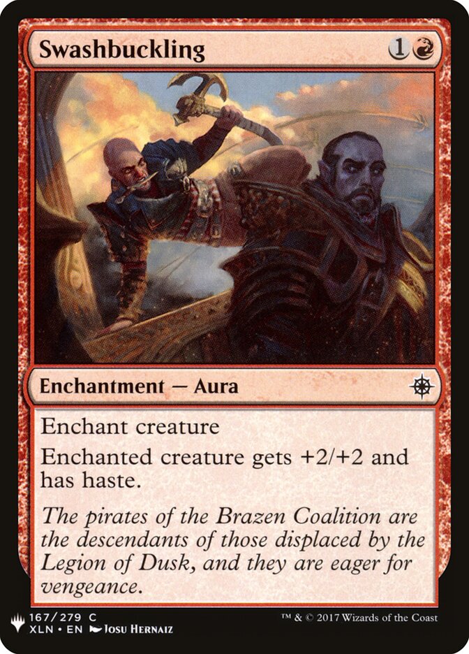 Swashbuckling — The List (PLST) #XLN-167
