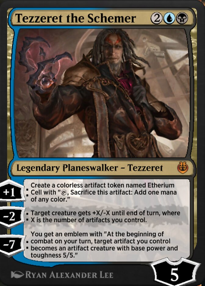 Tezzeret the Schemer — Kaladesh Remastered (KLR) #209