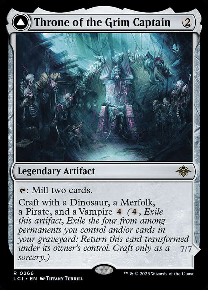 Throne of the Grim Captain // The Grim Captain — The Lost Caverns of Ixalan (LCI) #266