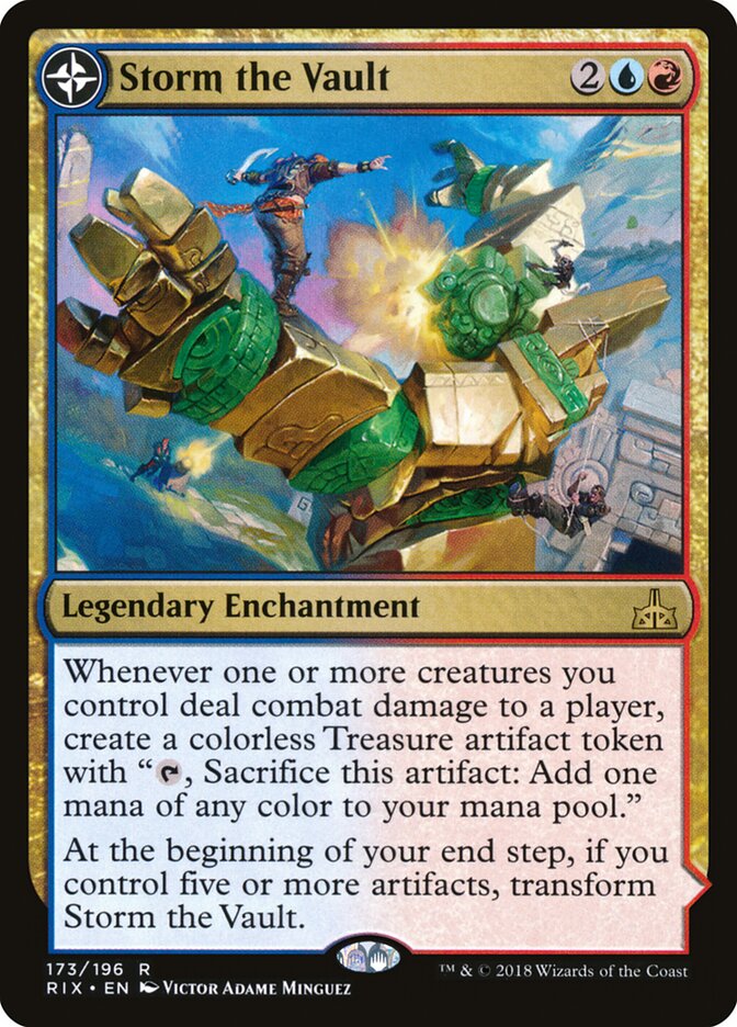 Storm the Vault // Vault of Catlacan — Rivals of Ixalan (RIX) #173