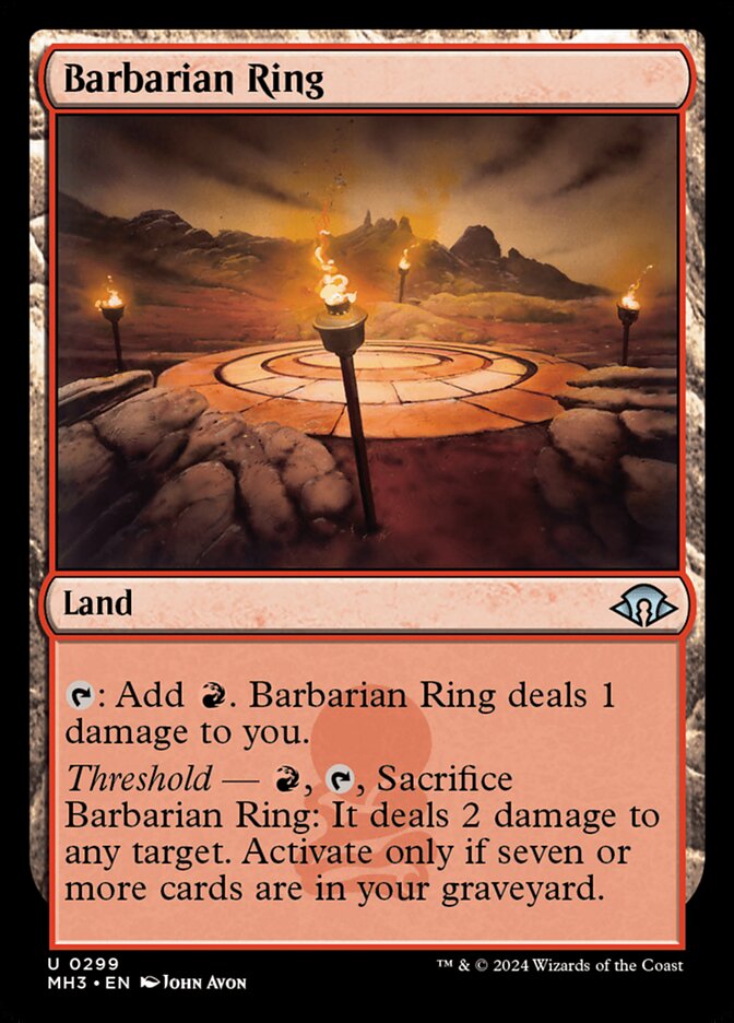 Barbarian Ring — Modern Horizons 3 (MH3) #299