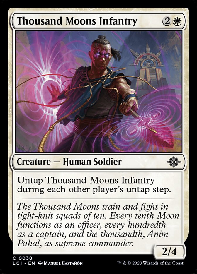 Thousand Moons Infantry — The Lost Caverns of Ixalan (LCI) #38