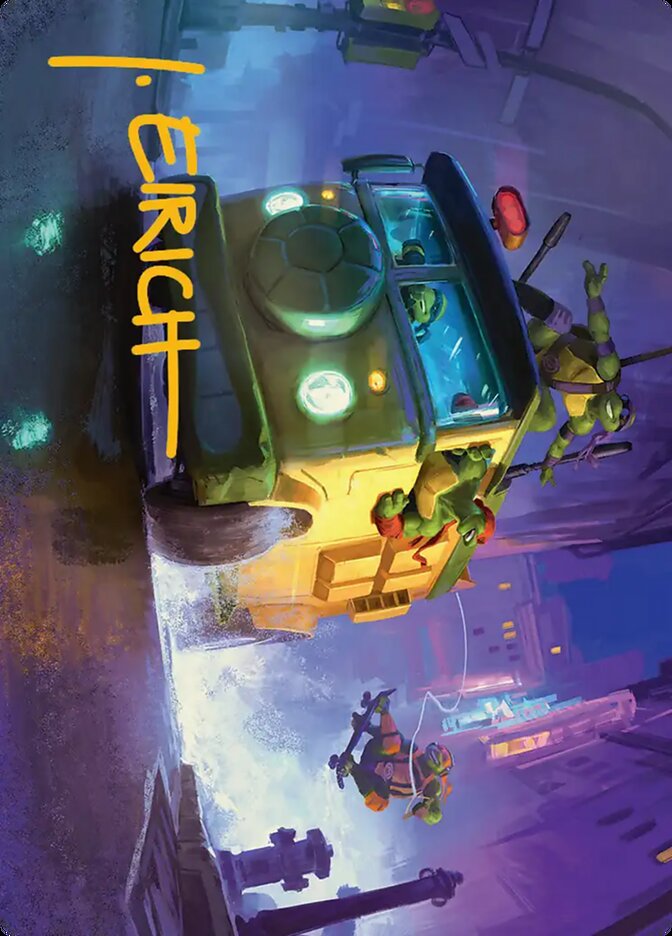 Turtle Van // Turtle Van — Teenage Mutant Ninja Turtles Art Series (ATMT) #19