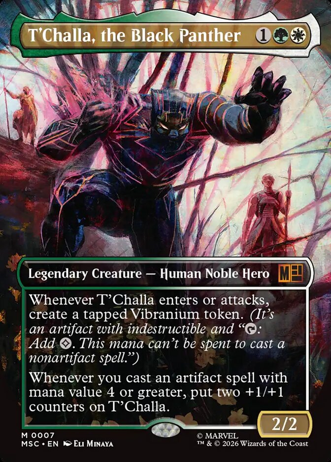 T'Challa, the Black Panther — Marvel Super Heroes Commander (MSC) #7