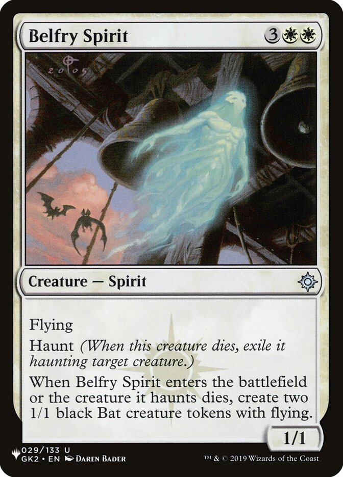 Belfry Spirit — The List (PLST) #GK2-29