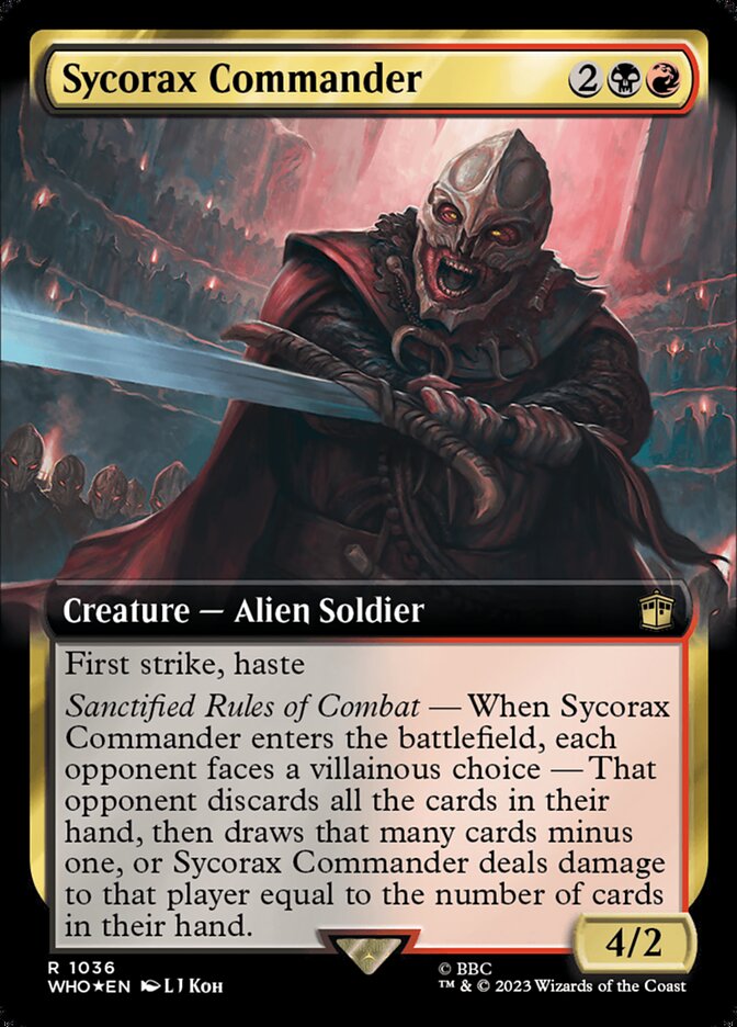 Sycorax Commander — Doctor Who (WHO) #1036