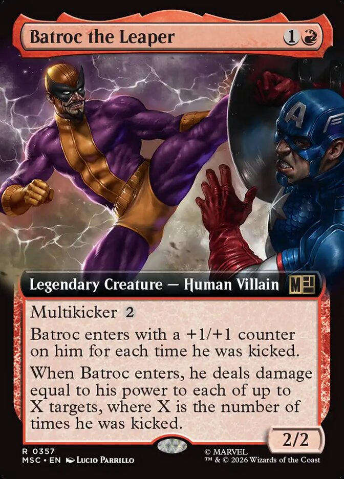 Batroc the Leaper — Marvel Super Heroes Commander (MSC) #357