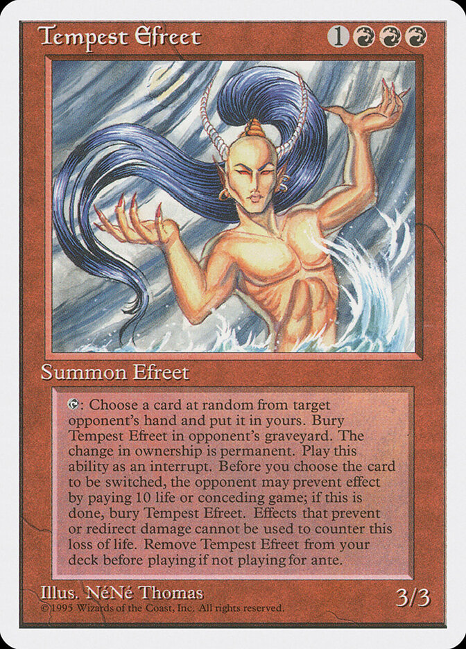 Tempest Efreet — Fourth Edition (4ED) #225