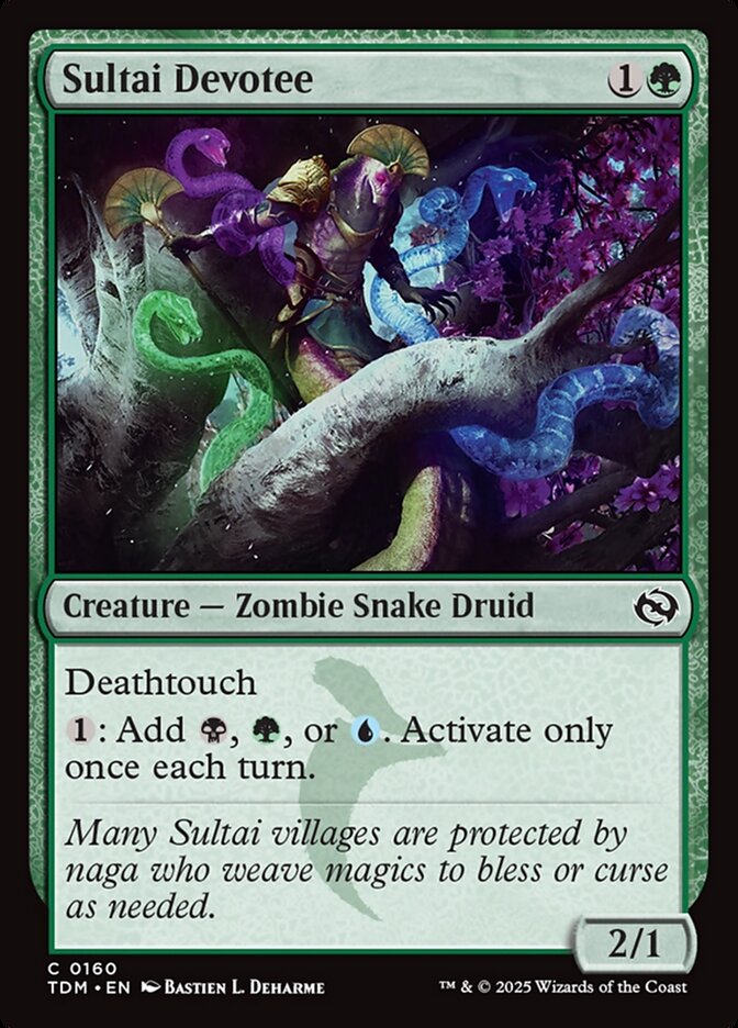 Sultai Devotee — Tarkir: Dragonstorm (TDM) #160