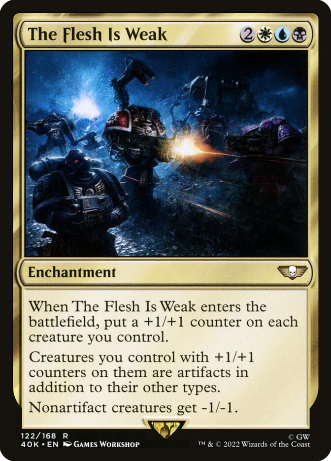 The Flesh Is Weak — Warhammer 40,000 Commander (40K) #122