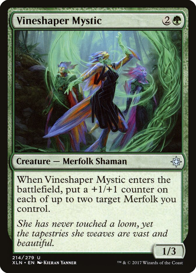 Vineshaper Mystic — Ixalan (XLN) #214