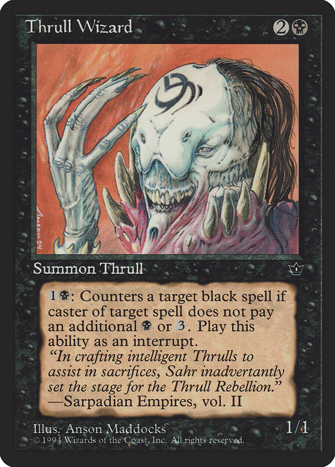 Thrull Wizard — Fallen Empires (FEM) #46