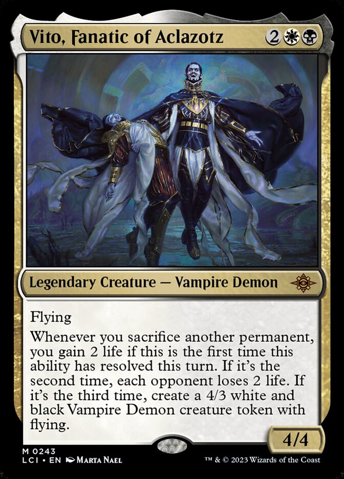 Vito, Fanatic of Aclazotz — The Lost Caverns of Ixalan (LCI) #243