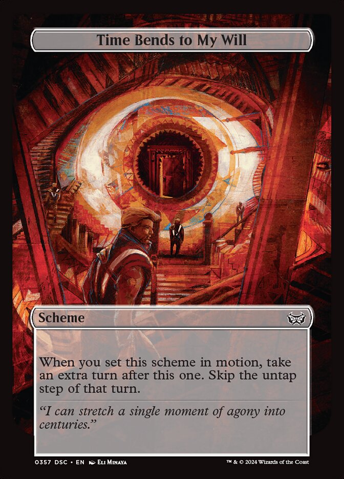Time Bends to My Will — Duskmourn: House of Horror Commander (DSC) #357