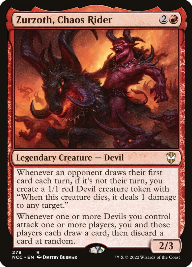 Zurzoth, Chaos Rider — New Capenna Commander (NCC) #278