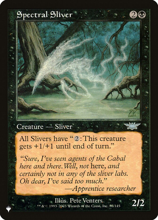 Spectral Sliver — The List (PLST) #LGN-83