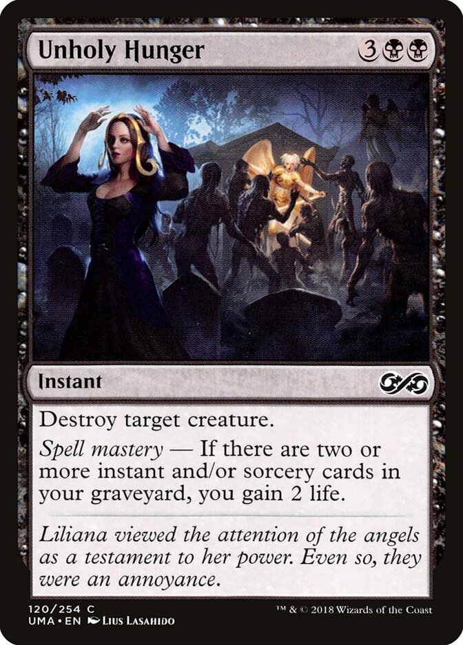 Unholy Hunger — Ultimate Masters (UMA) #120