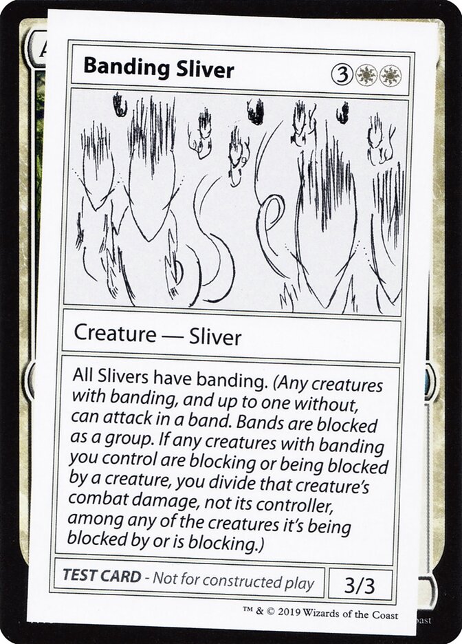 Banding Sliver — Mystery Booster Playtest Cards 2021 (CMB2) #2