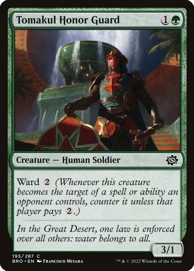 Tomakul Honor Guard — The Brothers' War (BRO) #195
