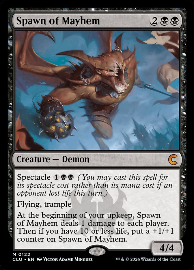 Spawn of Mayhem — Ravnica: Clue Edition (CLU) #122