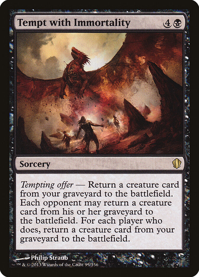 Tempt with Immortality — Commander 2013 (C13) #95