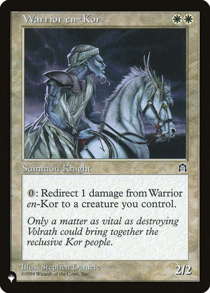 Warrior en-Kor — The List (PLST) #STH-23