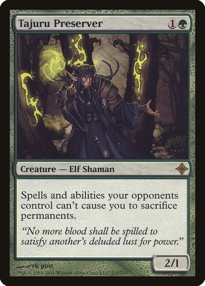 Tajuru Preserver — Rise of the Eldrazi (ROE) #211
