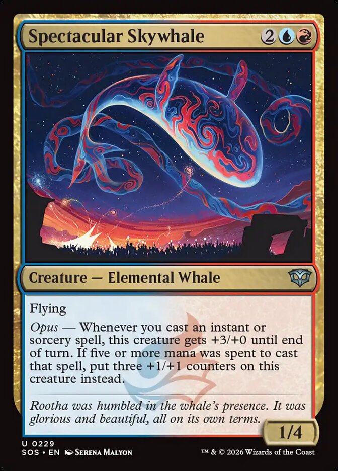 Spectacular Skywhale — Secrets of Strixhaven (SOS) #229