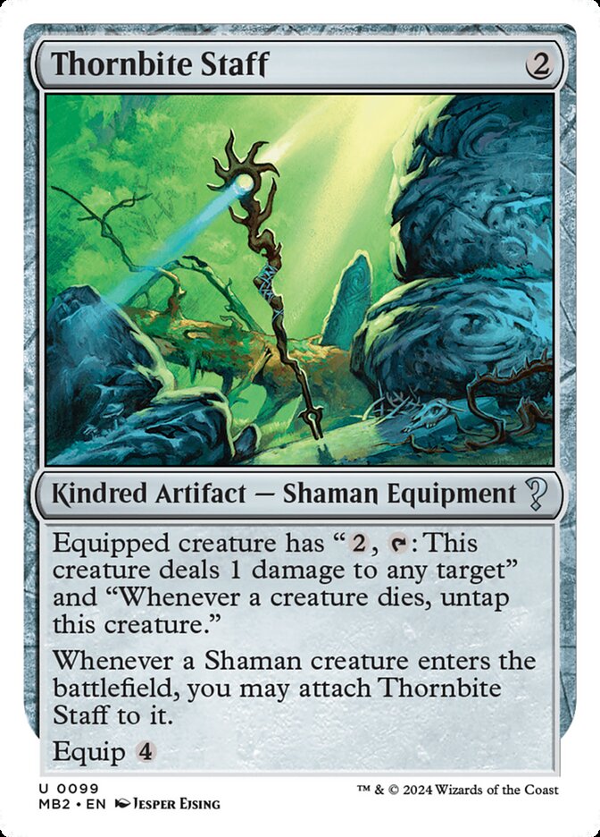 Thornbite Staff — Mystery Booster 2 (MB2) #99