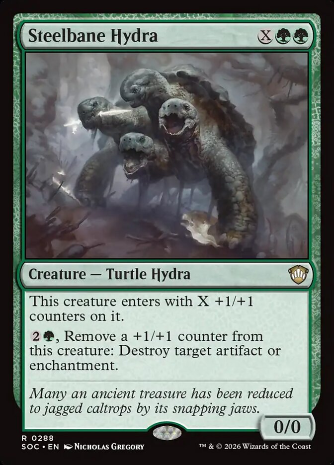 Steelbane Hydra — Secrets of Strixhaven Commander (SOC) #288