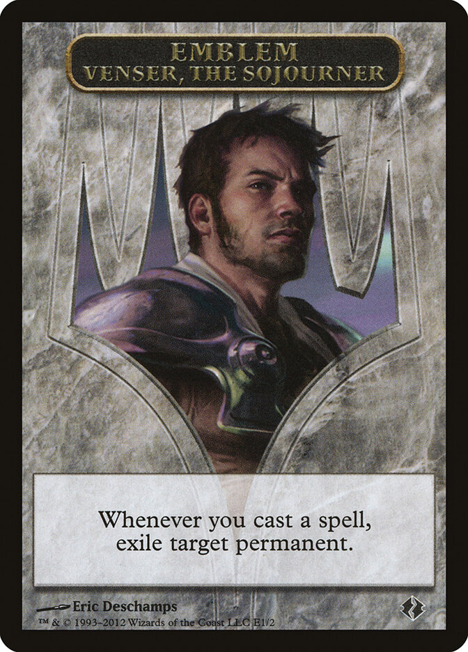 Venser, the Sojourner Emblem — Duel Decks: Venser vs. Koth Tokens (TDDI) #1