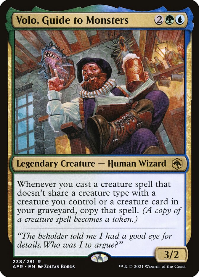 Volo, Guide to Monsters — Adventures in the Forgotten Realms (AFR) #238