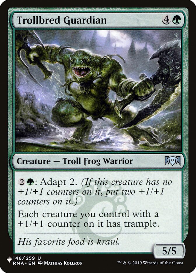 Trollbred Guardian — The List (PLST) #RNA-148