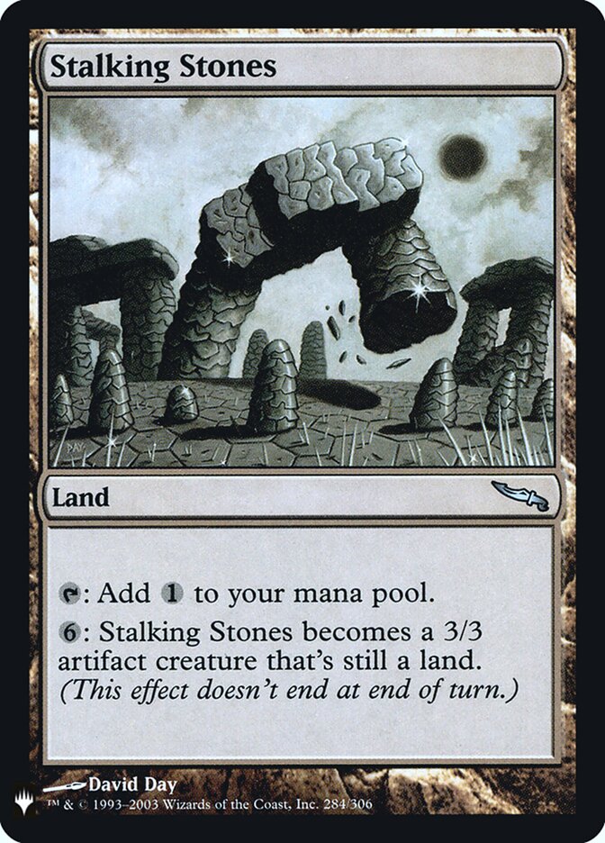 Stalking Stones — The List (PLST) #MRD-284