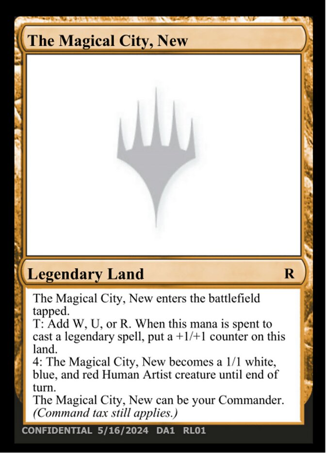 The Magical City, New — Unknown Event (UNK) #RL01b