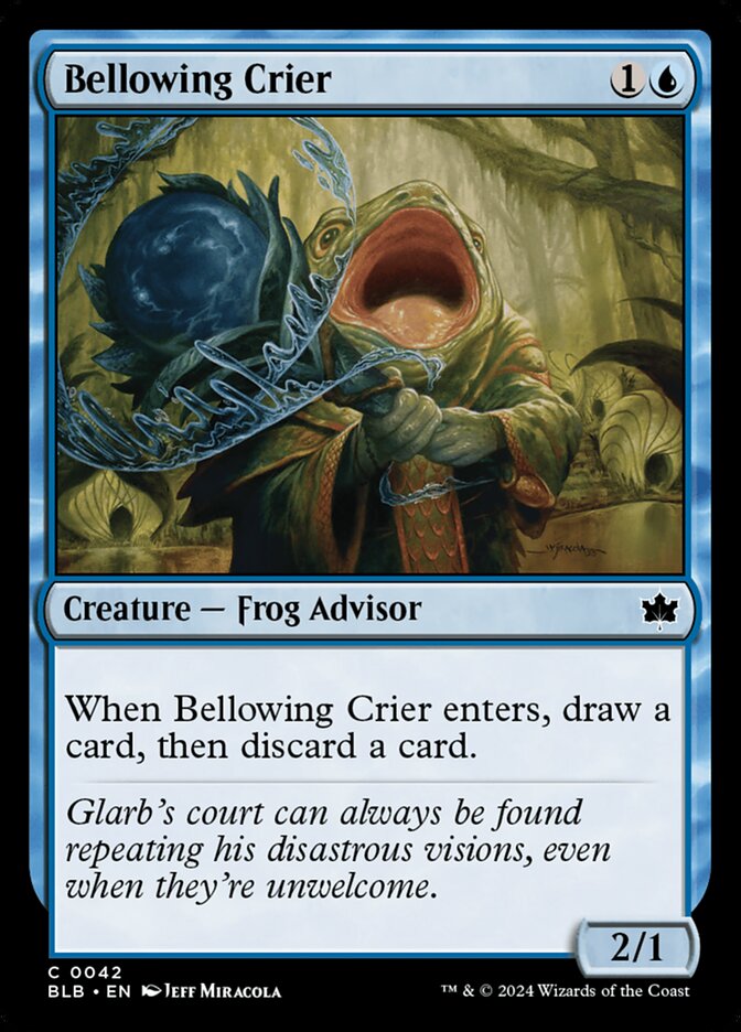 Bellowing Crier — Bloomburrow (BLB) #42