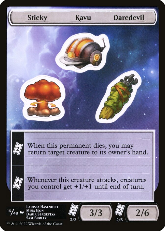 Sticky Kavu Daredevil — Unfinity Sticker Sheets (SUNF) #16