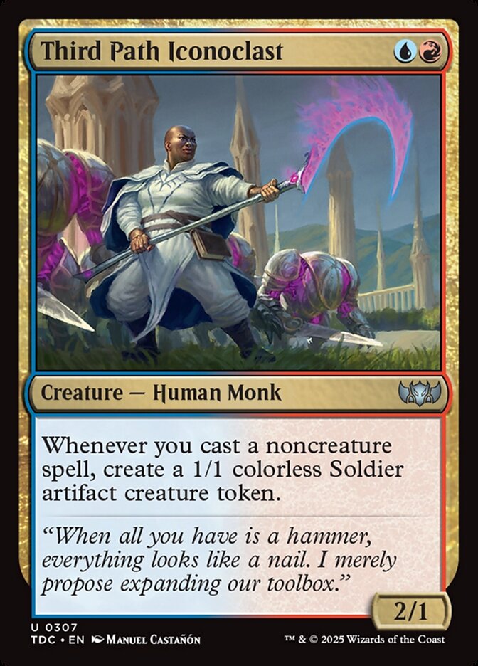 Third Path Iconoclast — Tarkir: Dragonstorm Commander (TDC) #307