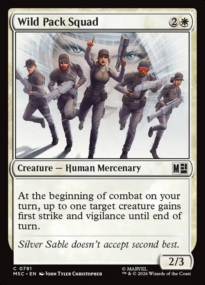 Wild Pack Squad — Marvel Super Heroes Commander (MSC) #781