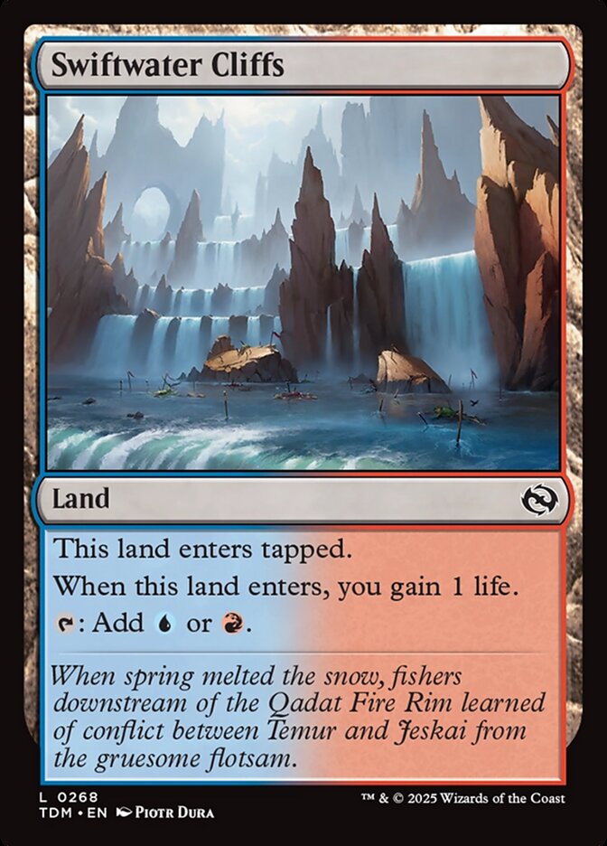 Swiftwater Cliffs — Tarkir: Dragonstorm (TDM) #268
