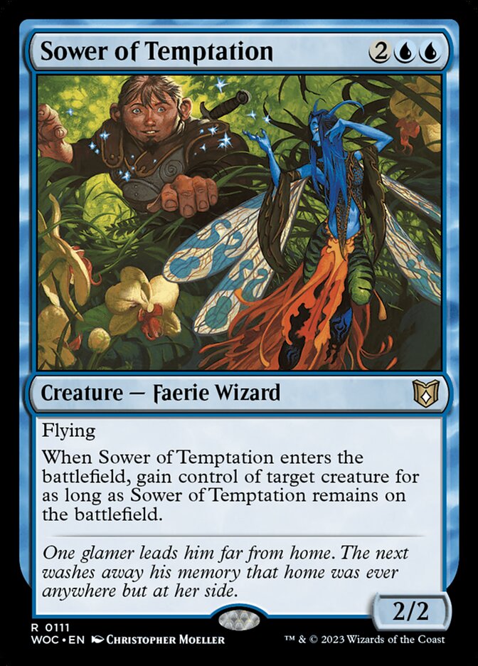 Sower of Temptation — Wilds of Eldraine Commander (WOC) #111