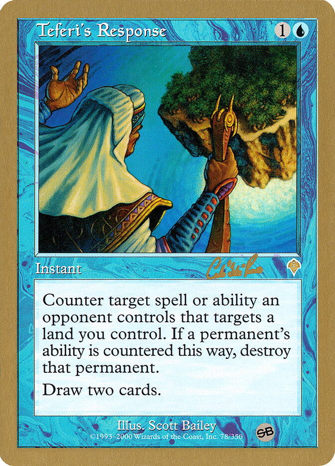 Teferi's Response — World Championship Decks 2002 (WC02) #cr78sb