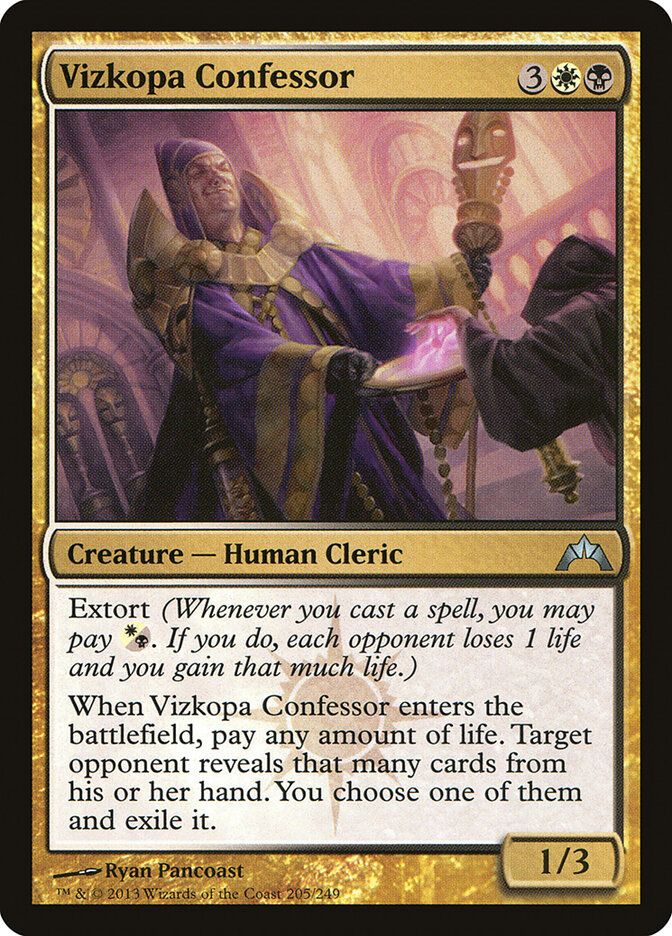 Vizkopa Confessor — Gatecrash (GTC) #205