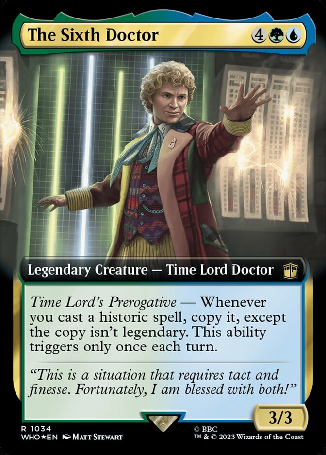 The Sixth Doctor — Doctor Who (WHO) #1034