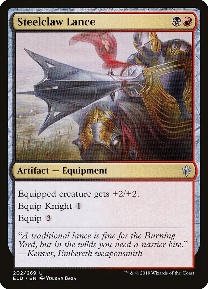 Steelclaw Lance — Throne of Eldraine (ELD) #202