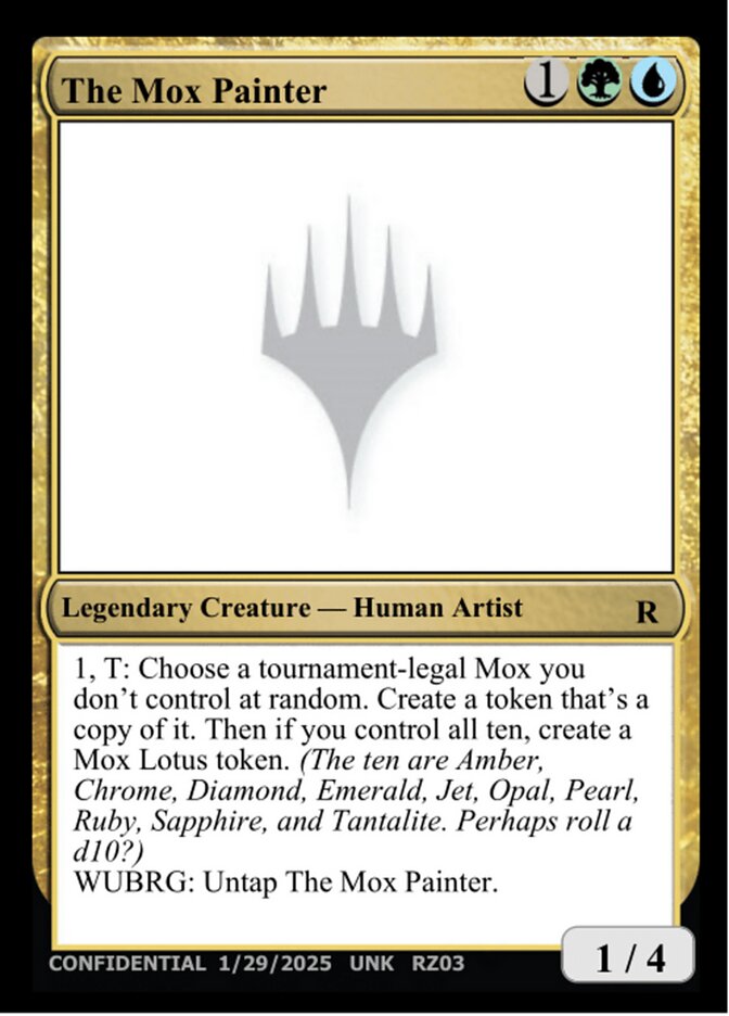 The Mox Painter — Unknown Event (UNK) #RZ03k
