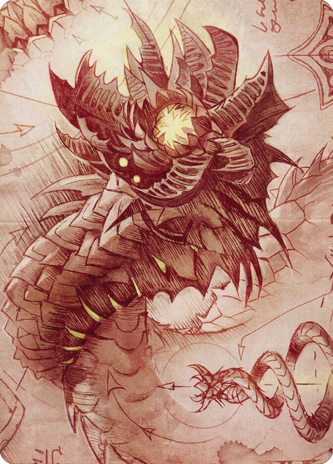 Wurmcoil Engine // Wurmcoil Engine — The Brothers' War Art Series (ABRO) #81