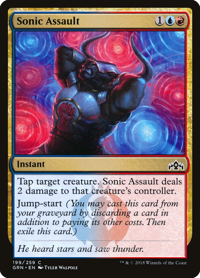 Sonic Assault — Guilds of Ravnica (GRN) #199