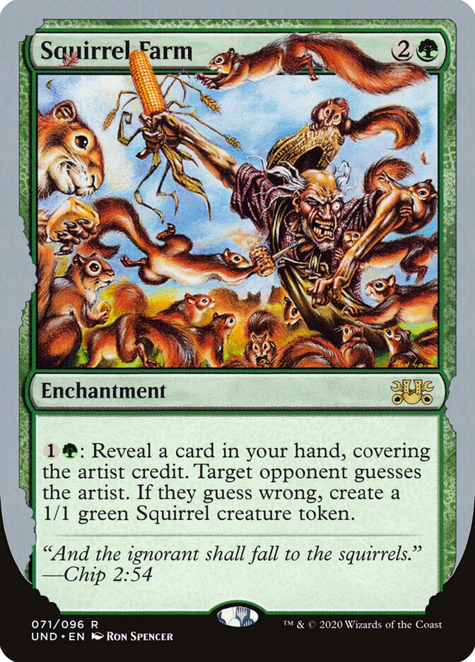 Squirrel Farm — Unsanctioned (UND) #71